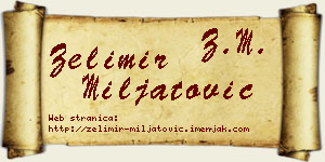 Želimir Miljatović vizit kartica